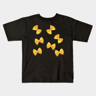 Black Farfelle pasta type Kids T-Shirt